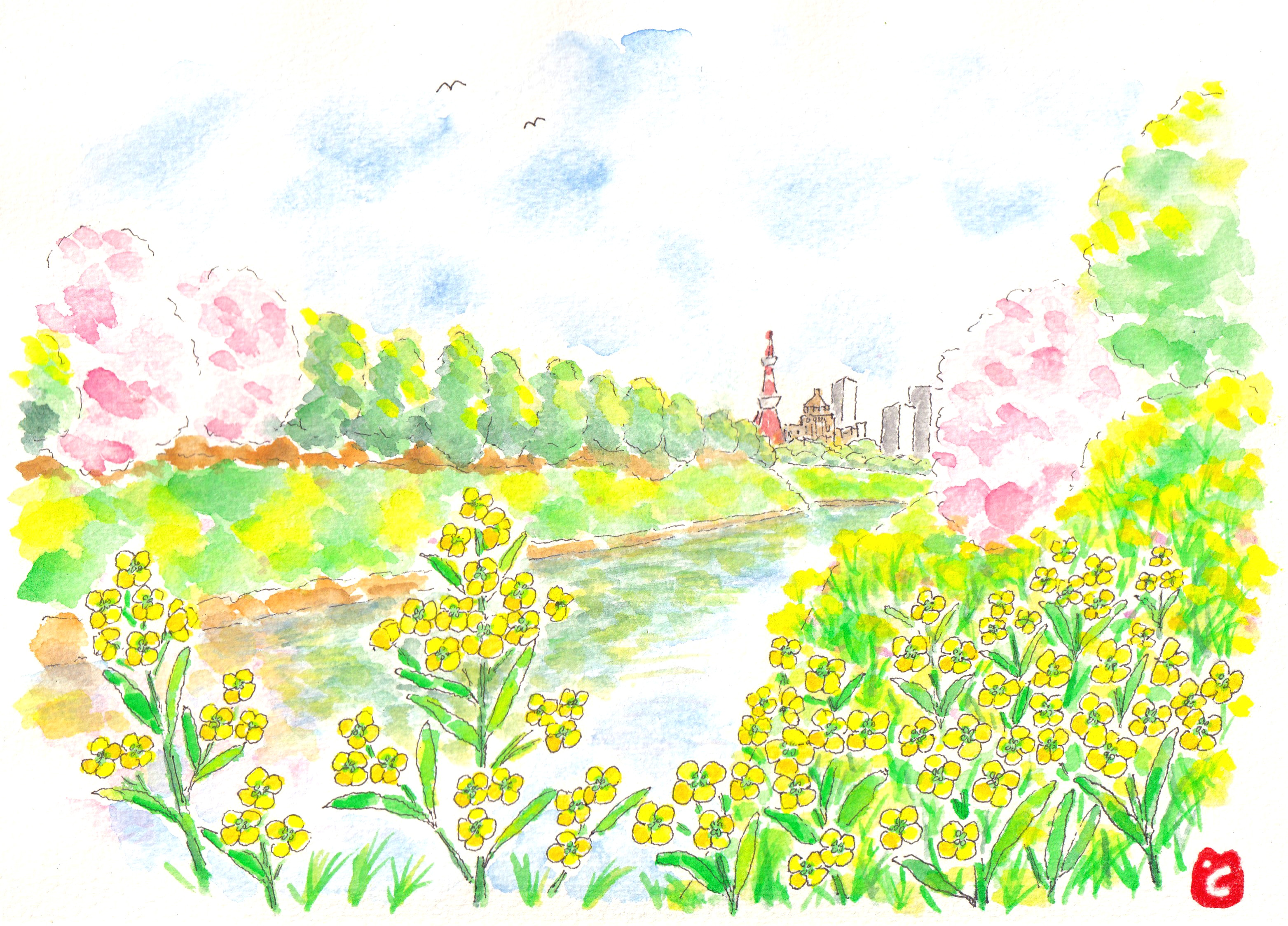 東京の風景画 | おえかきのだっち